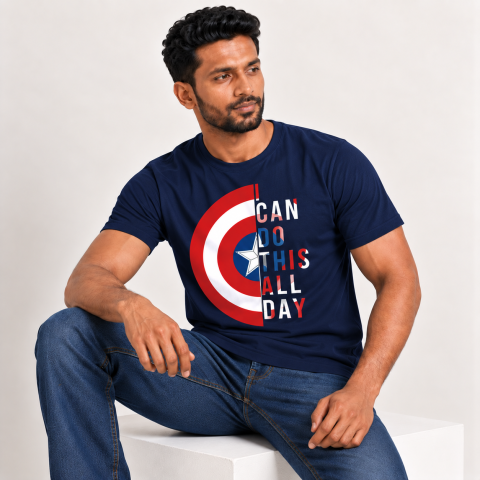 Can Do This All Day Graphic Printed T-Shirt for Men