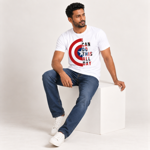Can Do This All Day Graphic Printed T-Shirt for Men