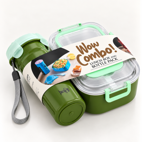 Corporate Gift Lunch Box and Water Bottle Combo Set