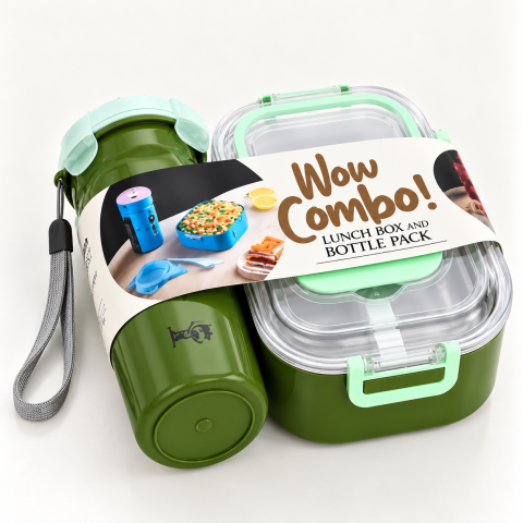 Corporate Gift Lunch Box and Water Bottle Combo Set