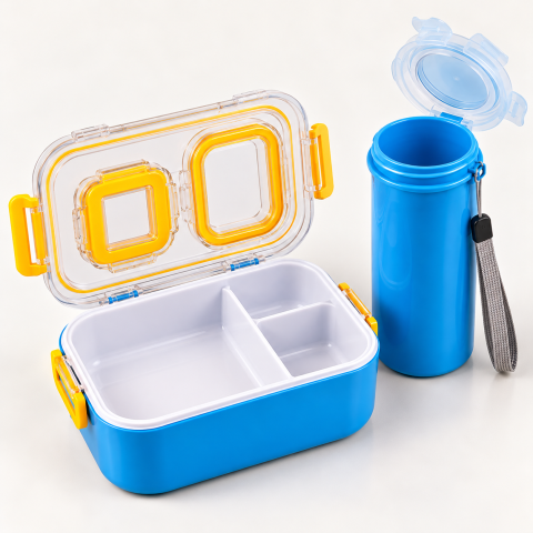 Corporate Gift Bento Lunch Box and Water Bottle Combo Set