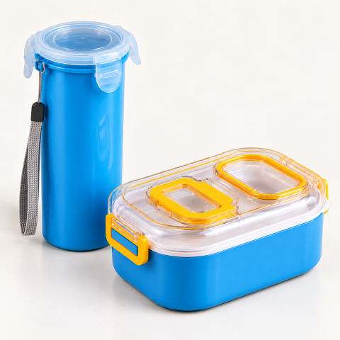 Corporate Gift Bento Lunch Box and Water Bottle Combo Set